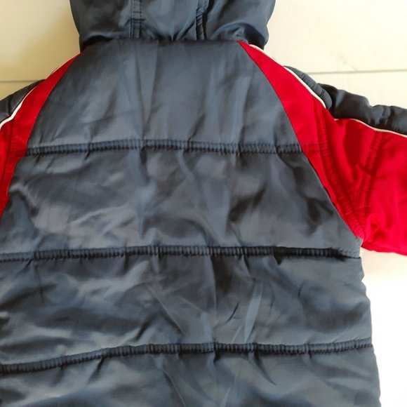 Protection System Boys Jacket Winter Hood Red Blue 24 Months Polyester - Picture 10 of 14